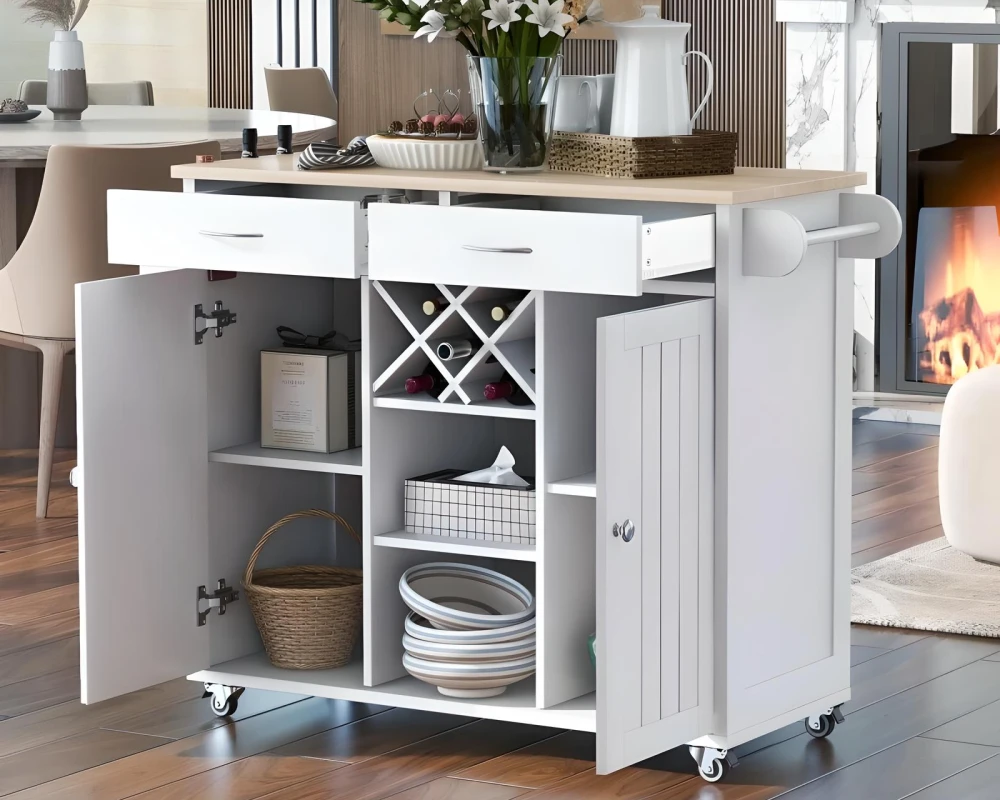 small kitchen cart island